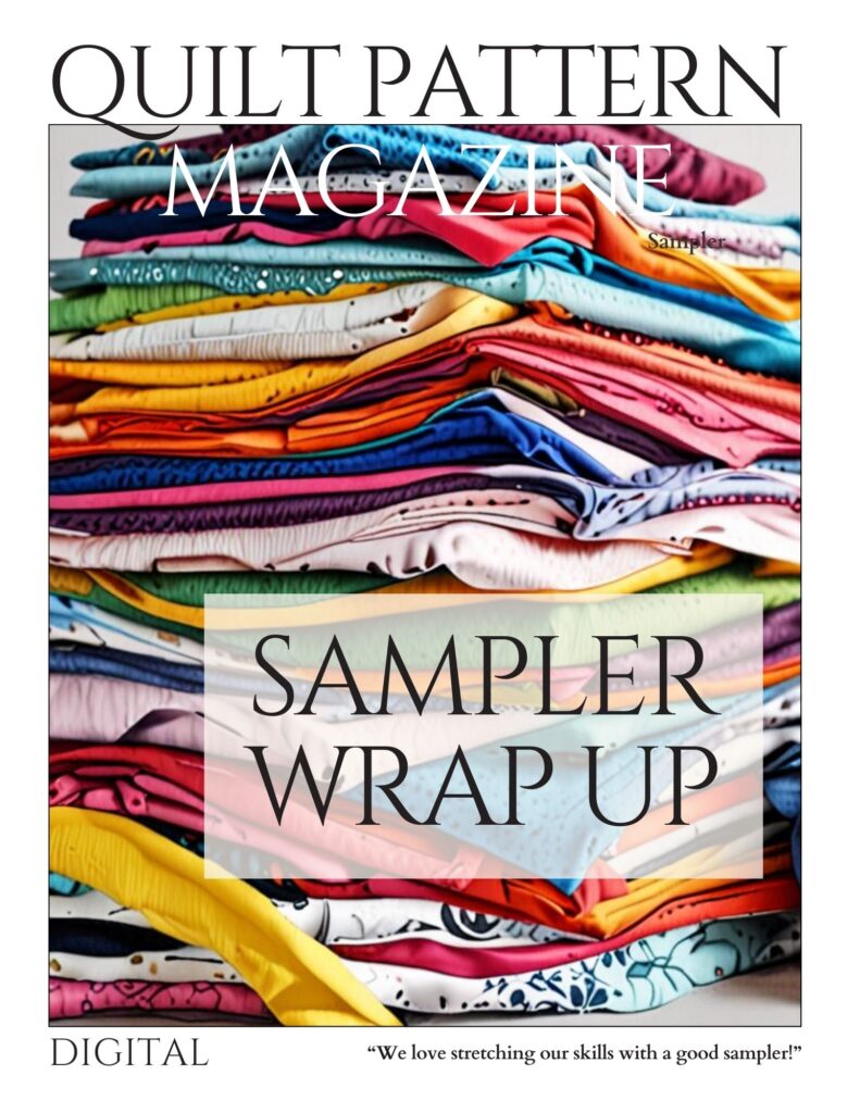 Love samplers, we sure do! Join The Quilt Pattern Magazine today and stitch a new one every year. 