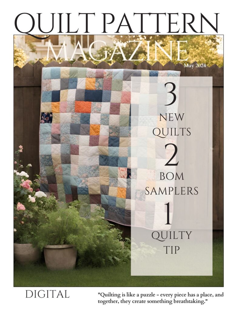 This issue of The Quilt Pattern Magazine is all about stretching your skills and playing with color.